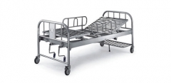 Stainless Steel Two Manual Crank Care Bed