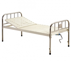 Single Manual Crank Care Bed (S.S Headboard)