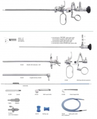 Lockable Urethrotomy Endoscope Sheath with obturator suplementray sheath Cold knife Sealing cap  Light Guide cable