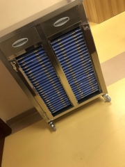 Stainless Steel Medical Records Trolley
