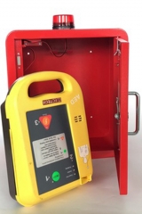 Alarm First Aid AED Defibrillator wall Cabinet, White Color Only