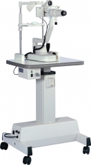 Keratometer with electric table