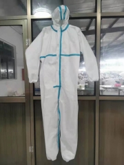 Disposable Medical Grade Protective Suit With Glue strip
