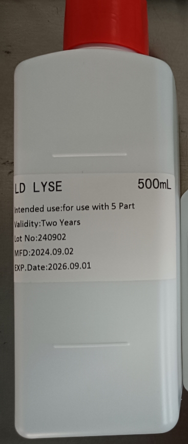 5-Classification Hematology Analyzer LD LYSE 500ml