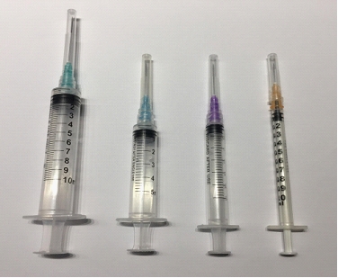 Disposable syringe with needle 3ml, 100pcs-0