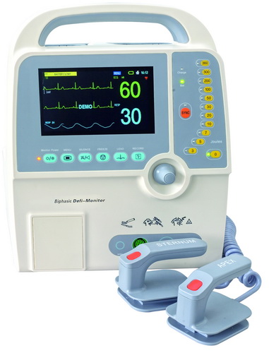 Biphasic Defi-monitor Defibrillator Monitor-0