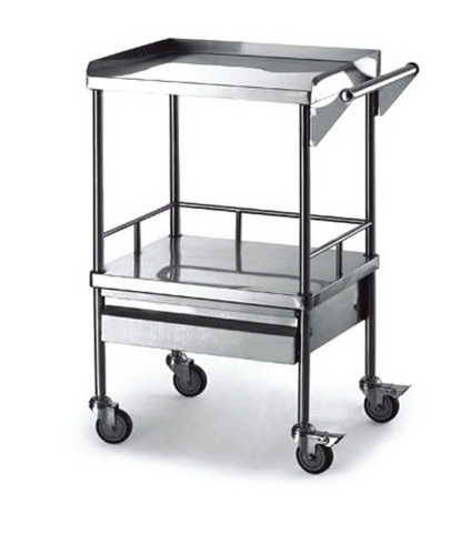 Stainless Steel Anesthesia Trolley-0