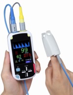 Handheld PULSE OXIMETER With SPO2 TEMPPulse Rate and BLUETOOTH WIRELESS-0