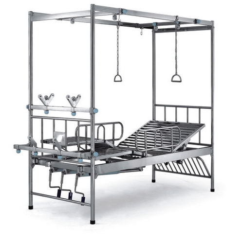 Three Manual Crank Orthopedics Traction Bed -0