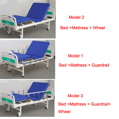 Manual Two Function Double Crank Bed-0
