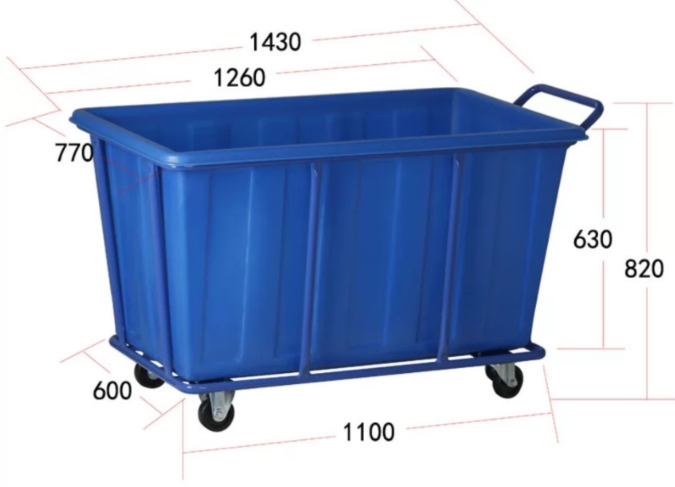 Laundry trolley, plasticL143*L77*H82cm