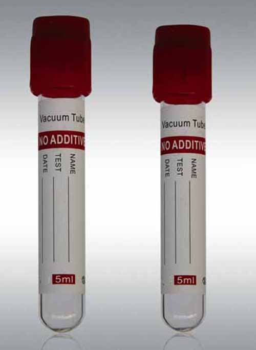 13&times;75mm PET Plain Blood Tube, 100pcs/Tray-0