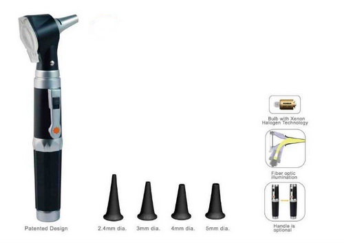 Distal Fiber Optic Illumination Digital Video Otoscope Fiber Optic Otoscope-0
