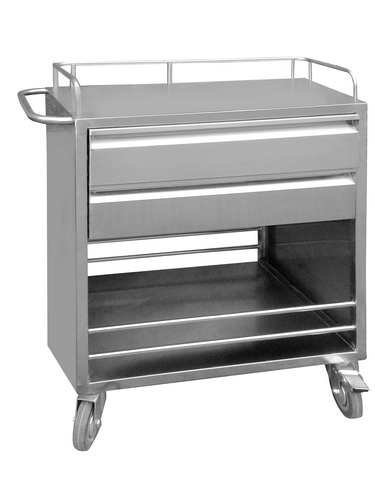 Stainless Steel Medicine Trolley-0