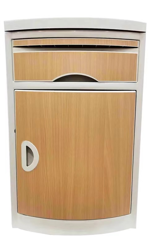 ABS hospital bedside table (new ABS, not recycled material), 48*48*76 cm-0