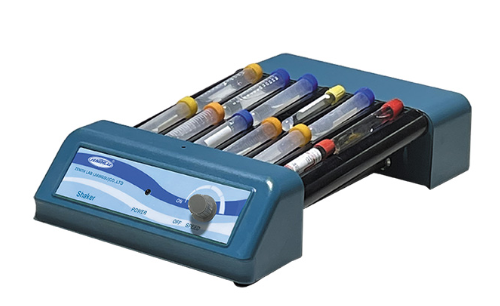 Roller mixer with timing function