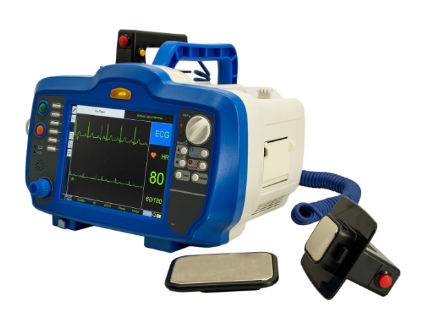 Biphasic Automatic AED Defibrillator Monitor