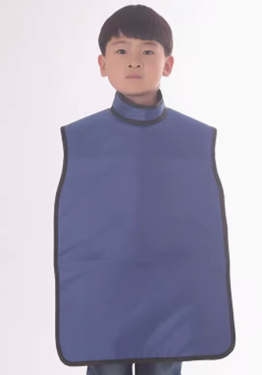 Xray Protective Lead Rubber High Collar Waistcoat Apron For Children Usage-0