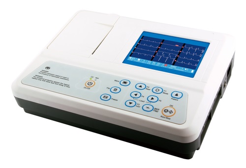 3 three channel 12 leads ECG EKG Monitor machine-0