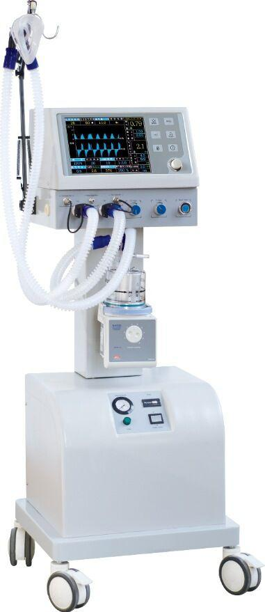 Invasive ventilator with standard air compressor-0
