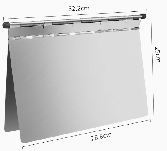 Medical stainless steel medical record folder