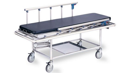 Stainless Steel Patient Stretcher With Manual Crank-0
