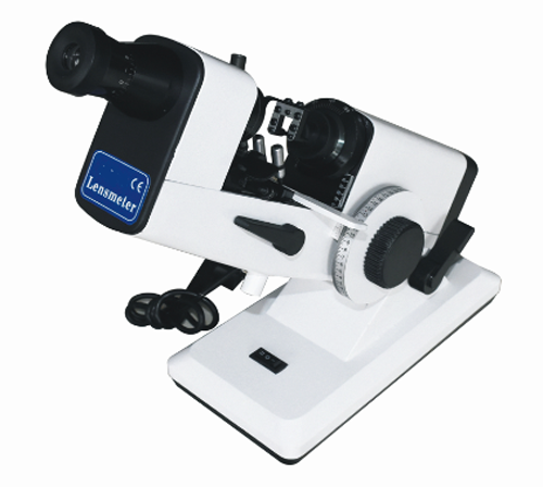 Manual lensometer, external reading-0