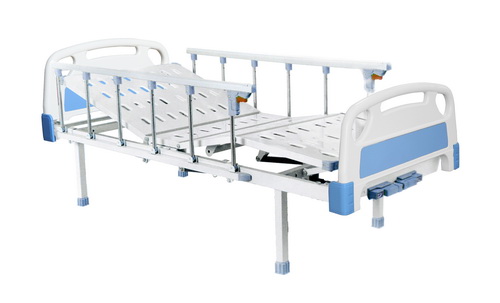 Two Manual Crank Patient Care Bed-0