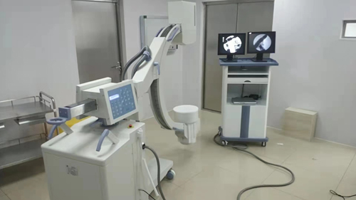 3.5Kw 70mA High frequency Mobile X-ray C-arm System-0