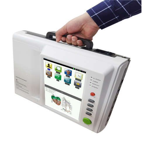 10.2 Inch touch screen ECG machine (12 channel )-0