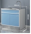 Sterile single sink, 90*60*80cm, foot switch-0