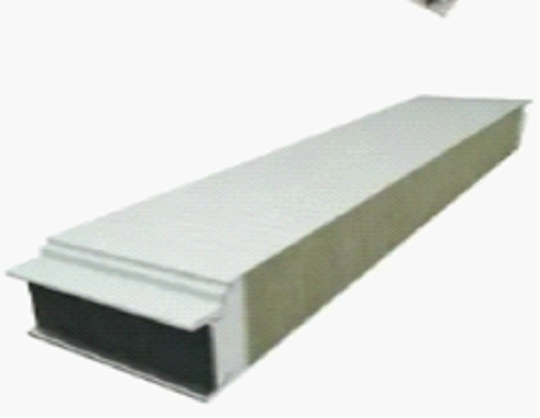 Thermosetting modified polystyrene color steel plate partition wall