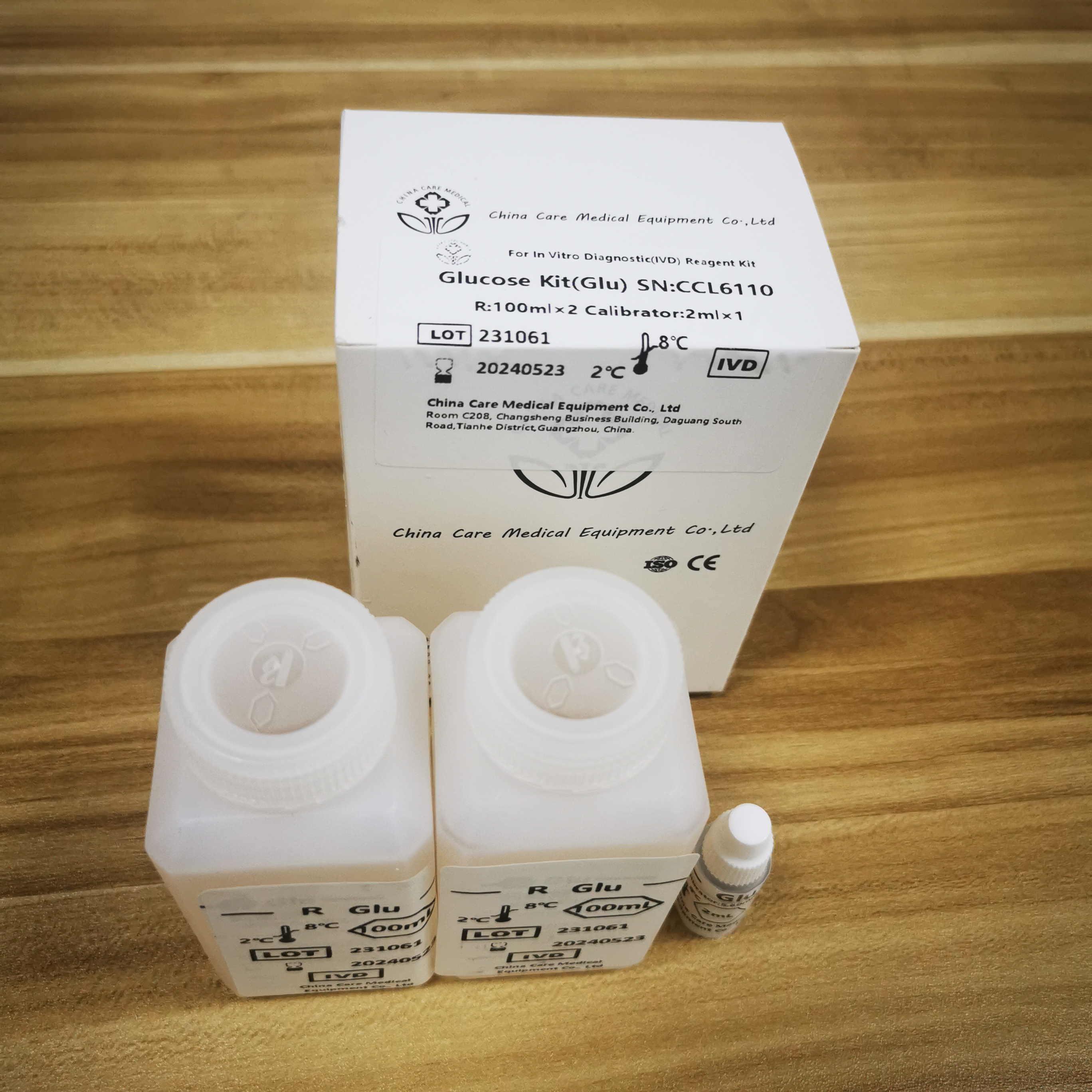 Chemistry Analyzer Reagent, Glucose(Glu), 100mix2, Single Liquid-0
