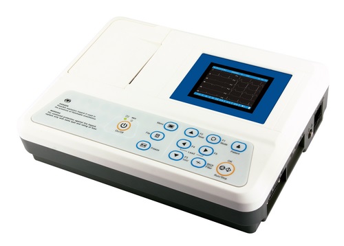 3 channel  12 leads ECG EKG Monitor machine-0