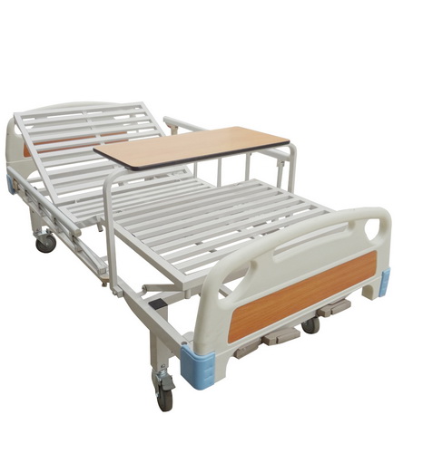 Two Manual Crank Care Bed-0