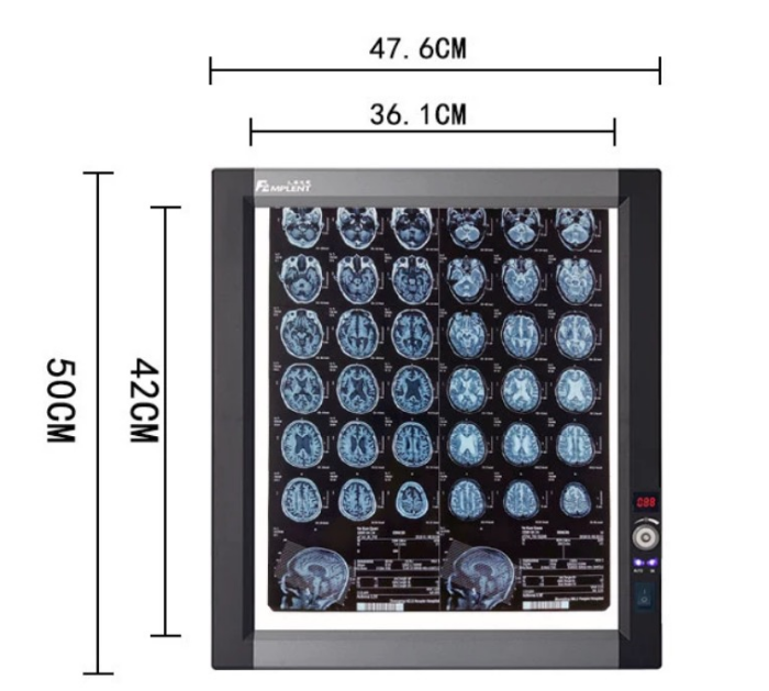 Medical Film Viewer, LED, 1 page, 48*50*2.5cm,0-4500cd/m&sup2;,-0