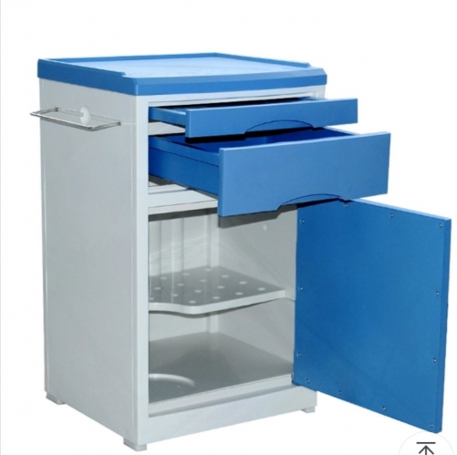 ABS Top Panel Steel Bedside Cabinet-0