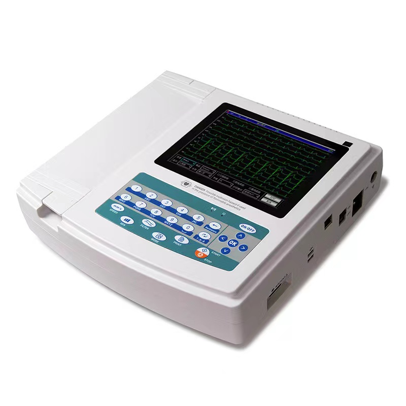 Digital 12 channel/lead EKG ECG Machine-0