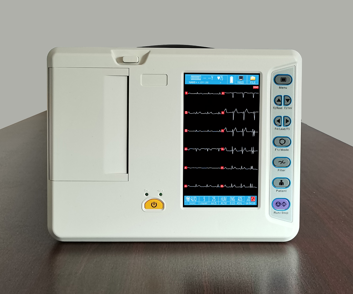 7-inch Touch Screen 6-Lead ECG Machine-0