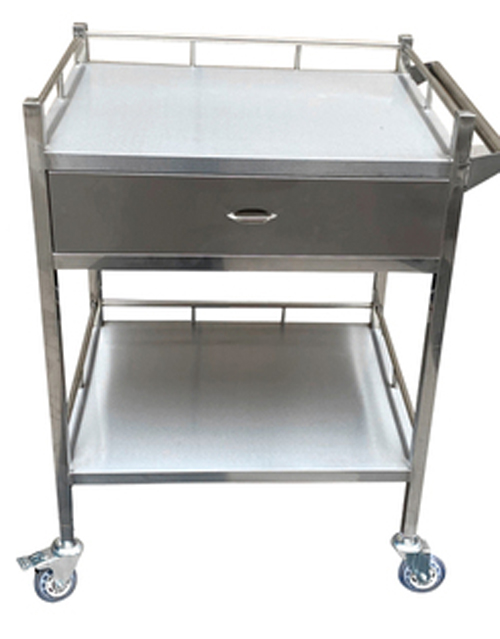 stainless steel  Send Medicine Trolley-0
