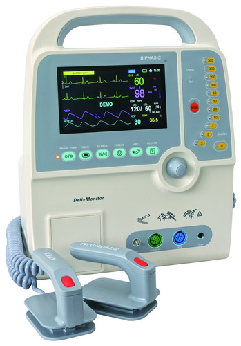 Biphasic Defi-monitor Defibrillator-0