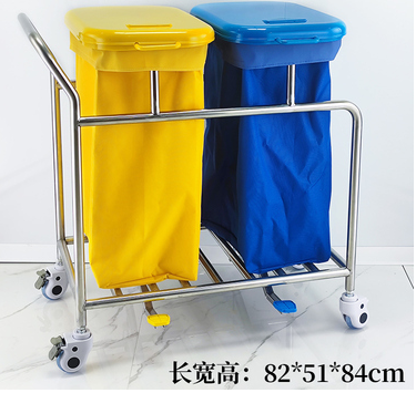 Double barrel dirt trolley (pedal model)-0