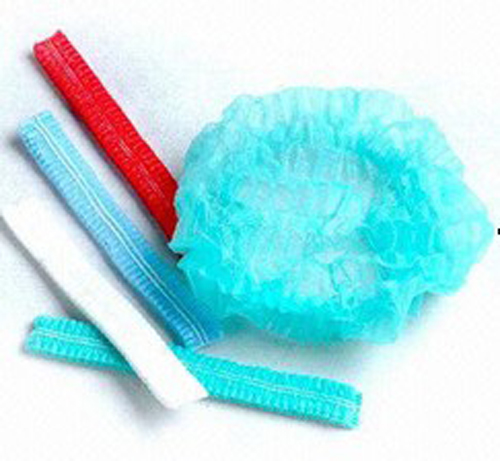 9gsm 18inch Disposable Clip Cap/Nurse Cap-0