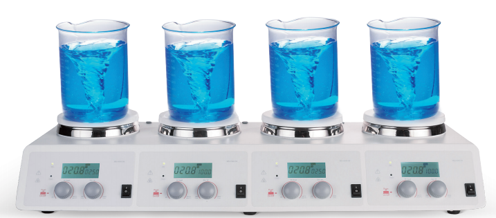LCD 4-Channel Digital Magnetic Hotplate Stirrer-0