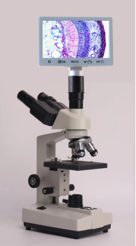 Microscope trinoculaire avec &eacute;cran-0