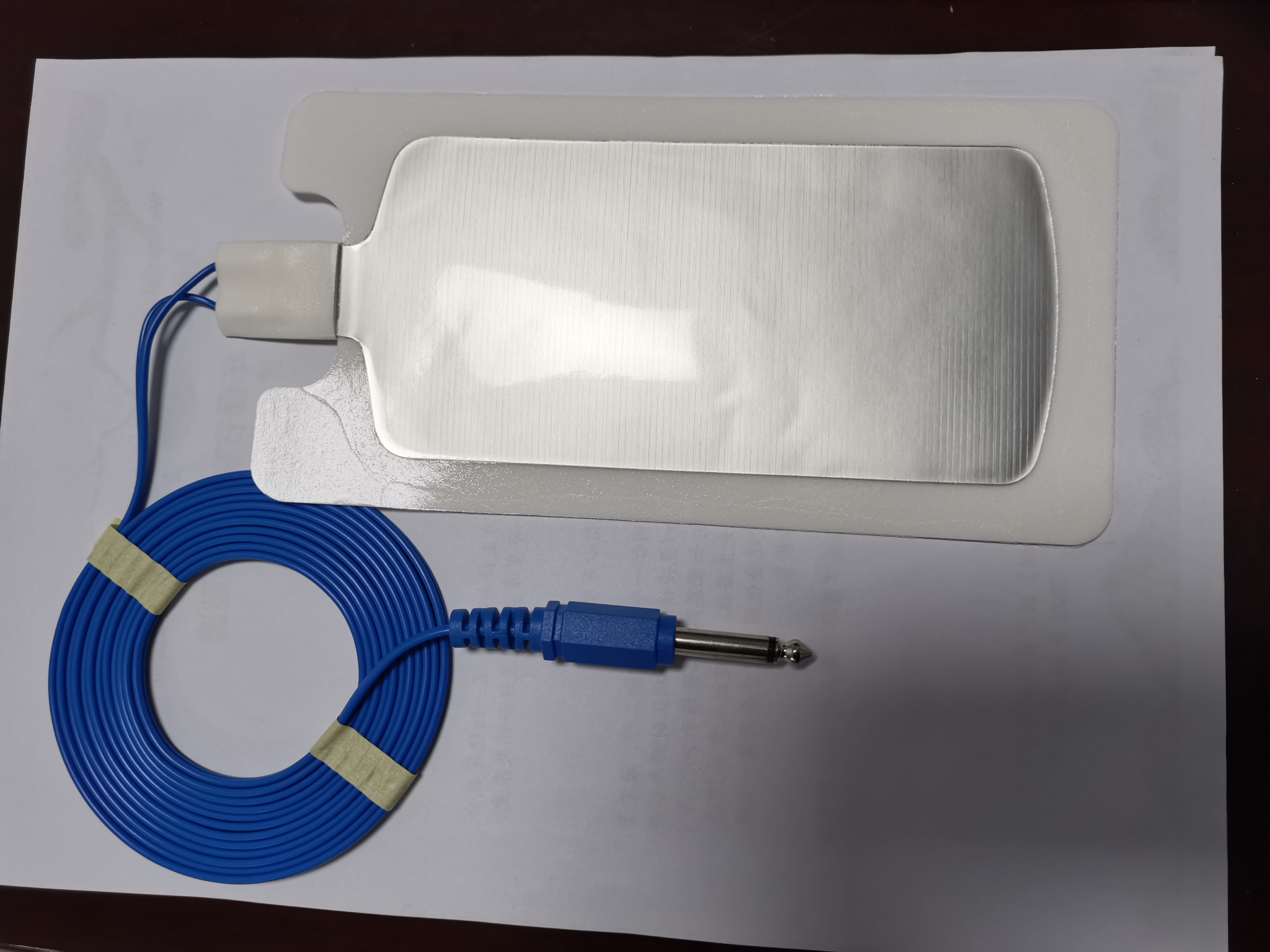 Monopolar Disposable Electrosurgical Pad with 6.3 Cable