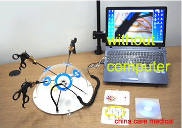 Round-middle type, TV cable Camera Set Laparoscopic trainer  