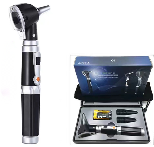 Fiber optic otoscope with large display-0