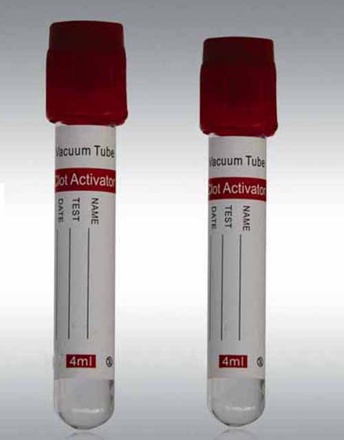 13&times;75mm PET Clot activator Blood Tube-0