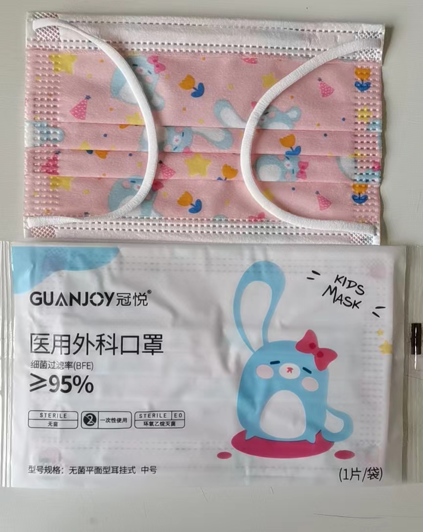 Medical surgery child mask(Pink)-0